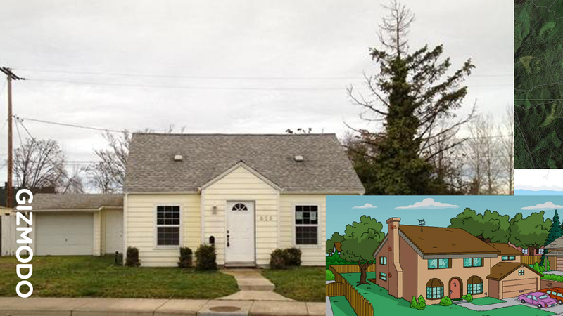 Illustration for article titled What The Simpsons' Springfield Looks Like in Real Life